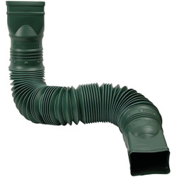 Amerimax Flex-A-Spout Green Vinyl Downspout Extension 85011