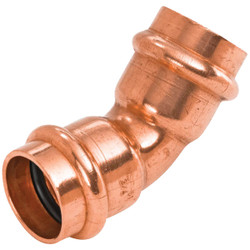 NIBCO 3/4 In. 45 Deg. Press Copper Elbow (1/8 Bend) 9042900PCU