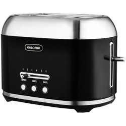Kalorik 2-Slice Black Retro Toaster TO 46083 BK