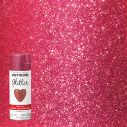 Rust-Oleum 10.25 Oz. Bright Pink Glitter Spray Paint 301818