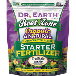 Dr. Earth Root Zone 4 Lb. 2-4-2 Organic Starter Fertilizer 701P