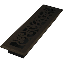 Imperial Wonderland 2-1/4 In. x 12 In. Bronze Age Steel Floor Register RG3353