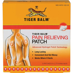 Tiger Balm Small Pain Relieving Patch (5-Count) T-32206