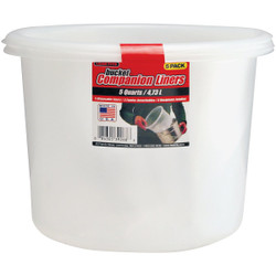 Leaktite 5 Qt. Polyethylene Bucket Companion Liner (5-Pack) T05QBC5P010