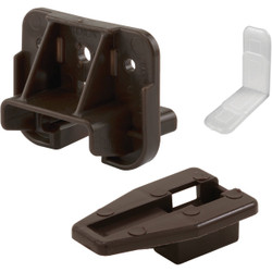 Prime-Line Brown Plastic Drawer Track Guide Kit R 7321