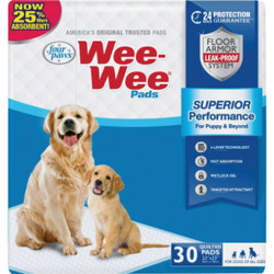Four Paws Wee-Wee 22 In. x 22 In. Puppy Training Pads (30-Pack) 100546540