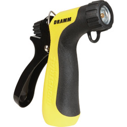 Dramm Heavy-Duty Metal Hot Water Pistol Nozzle, Yellow 10-12743