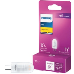 Philips 1W Clear T3 Bi-Pin LED Landscape Low Voltage Light Bulb 567180