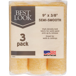 Best Look 9 In. x 3/8 In. Knit Fabric Roller Cover (3-Pack) DIB RS 433-900