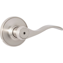 Steel Pro Brushed Nickel Privacy Door Lever LC2X201B