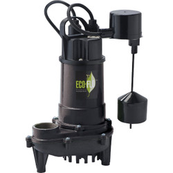 ECO-FLO 1/2 HP Submersible Cast Iron Sump Pump ECD50V