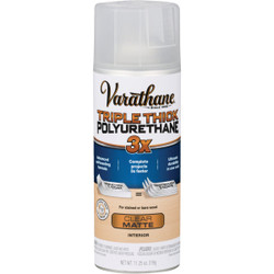 Varathane Triple Thick Matte Clear Spray Polyurethane, 11.25 Oz. 318289