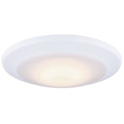 Canarm 6 In. White LED Disc Flush Mount Light Fixture LED-SM6DL-WT-C