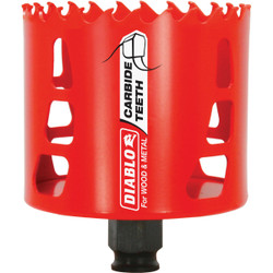 Diablo 3-1/2 In. Carbide-Tipped Hole Saw DHS3500CT