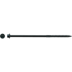 Big Timber #14 x 6 In. Black Log Structure Screw (25 Ct.) BL146-25