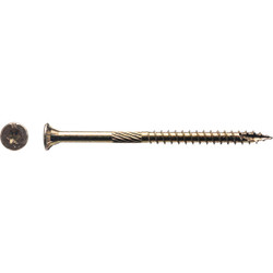 Big Timber #9 x 2-3/4 In. Yellow Zinc Flat Head Wood Screw (86 Ct., 1 Lb.)