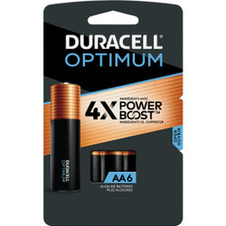 Duracell Optimum AA Alkaline Battery (6-Pack) 032566