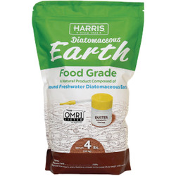 Harris 4 Lb. Ready To Use Powder Food Grade Diatomaceous Earth DE-FG4P