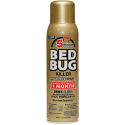 Harris BedBug Gold 16 Oz. Aerosol Foam Spray 5 Minute Bedbug Killer GOLDBB-16A
