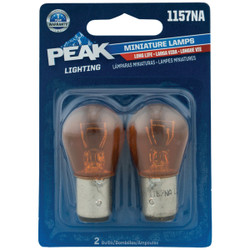 PEAK 1157NA 12.8/14V Mini Incandescent Automotive Bulb (2-Pack) 1157NALL-BPP