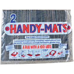 Garland Rug Handy-Mats 18 In. x 24/27 In. Assorted Colors Mat Rug (2-Pack)