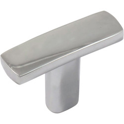 Laurey Contempo T-Shaped  Polished Chrome 2 In. Cabinet Knobs 55926