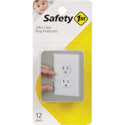 Safety 1st Ultra Clear Outlet Plugs (12-Pack) 1