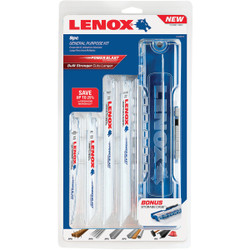 Lenox 9-Piece General Purpose Reciprocating Saw Blade Set 121439KPE