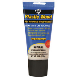 Dap Plastic Wood 6 Oz. Natural All Purpose Wood Filler 7079800581
