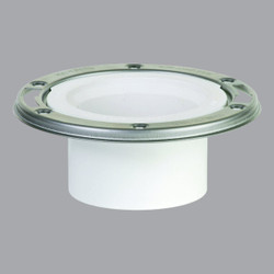 Sioux Chief 4 In.x 3 In. Schedule 40 DWV Open PVC Closet Flange 887-PM