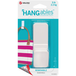 Velcro Brand Hangables 5 Lb. Capacity White Removable Large Hook VEL-30140-USA