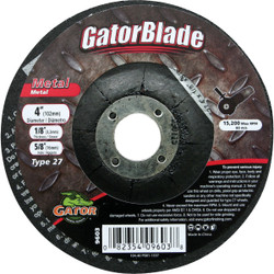 Gator Blade Thin Cut Type 1 4 In. x 0.045 In. x 5/8 In. Metal Cut-Off Wheel 9601