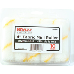 Whizz Gold Stripe 4 In. x 1/2 In. Mini Fabric Roller Cover (10-Pack) 99000
