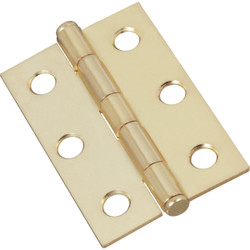 National Hardware 2-1/2 In. Brass Full-Inset Pin Hinge (2-Pack) N146-753