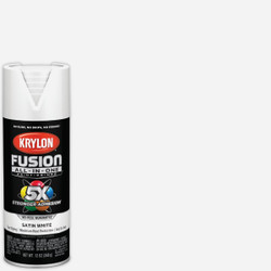 Krylon Fusion All-In-One Satin Spray Paint & Primer, White K02753007