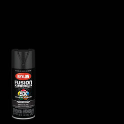 Krylon Fusion All-In-One Satin Spray Paint & Primer, Black K02732007