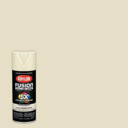 Krylon Fusion All-In-One Satin Spray Paint & Primer, Dover White K02737007
