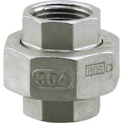 PLUMB-EEZE 1 In. FIP Stainless Steel Union U2-SSU-10