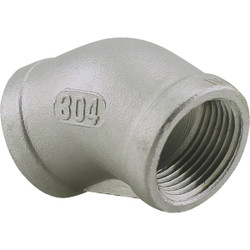 PLUMB-EEZE 1/2 In. FIP 45 Deg. Stainless Steel Elbow (1/8 Bend) U2-SSE4-05