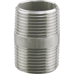 PLUMB-EEZE 1 In. MIP x 3 In. Stainless Steel Nipple U2-SSN-1030