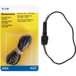 Bussmann 20-Amp #14 Universal Glass Tube Inline Fuse Holder BP/HRK-RP