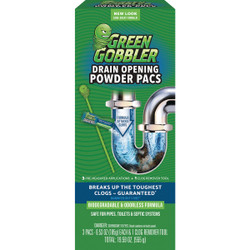 Green Gobbler 6.53 Oz. Granular Pac Drain Opener (3-Pack) G0010AD