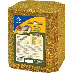 ADM Pen Pals 25 Lb. Poultry Scratch Block Chicken Feed 70741AAA6A