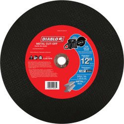 Diablo Type 1 12 In. x 1/8 In. x 1 In. Metal Cut-Off Wheel DBD120125A01F