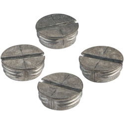 Bell 1/2 In. Weatherproof Gray Closure Plug (4-Pack) 5269-0