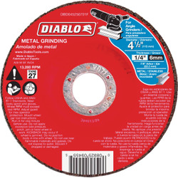 Diablo 4-1/2" Metal Cut Off 27 DBD045250B01F