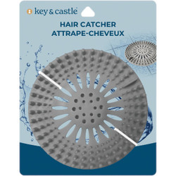 Key & Castle Hair Catcher Drain Cover 16759 Pack of 6