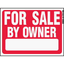 Hy-Ko Plastic Sign, For Sale By Owner RS-605