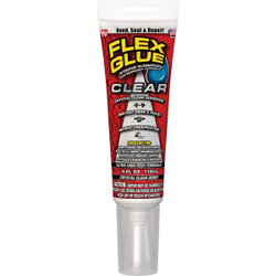 Flex Glue 4 Oz. Clear Multi-Purpose Adhesive GFSCLRR04 Pack of 6