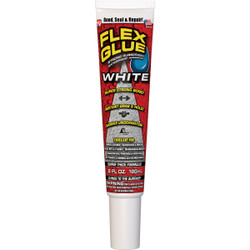 Flex Glue 6 Oz. White Multi-Purpose Adhesive GFSTANR06 Pack of 6